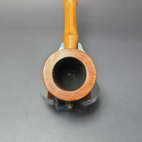 Dunhill 1965 Whangee Root Briar Smooth Bamboo Pot Estate Briar Pipe, English Estates - Image 5