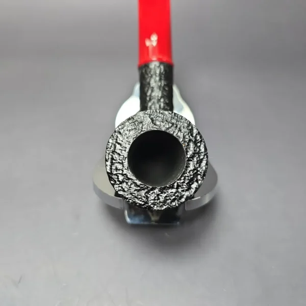 Savinelli Mini Red 409 Rusticated Dublin Estate Briar Pipe, Unsmoked, 9mm - Image 5