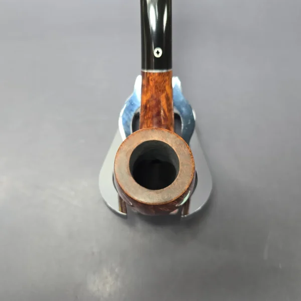 Kaywoodie Pre-1950 Flame Grain 10 Smooth Bent Billiard Estate Briar Pipe, American Estates - Image 5