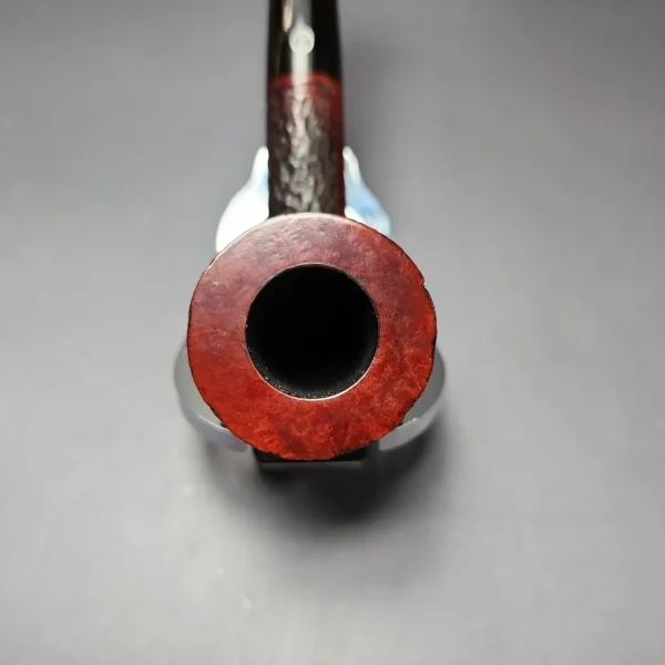 James Upshall Bark Group 5 Partially Rusticated Dublin Estate Briar Pipe, Unsmoked - Image 5