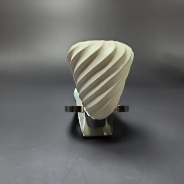 Spiral Carved Rhodesian Estate Block Meerschaum Pipe, Turkish Estates - Image 5