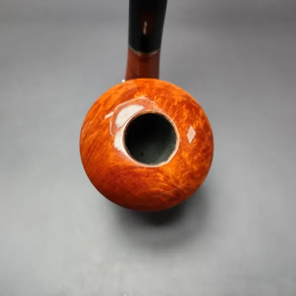 Aldo Velani XL Smooth Calabash w/ Brass Estate Briar Pipe, Italian Estates - Image 5