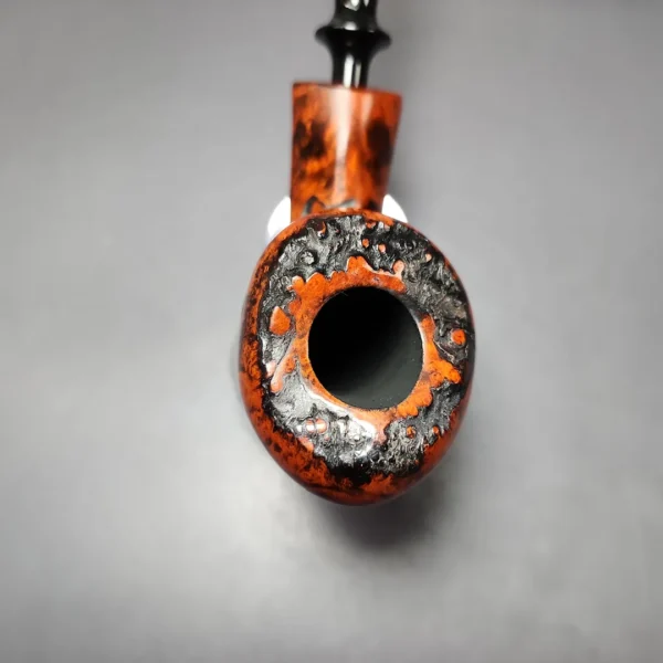 Nording Abstract XL Partially Rusticated Freehand Estate Briar Pipe, Unsmoked - Image 5