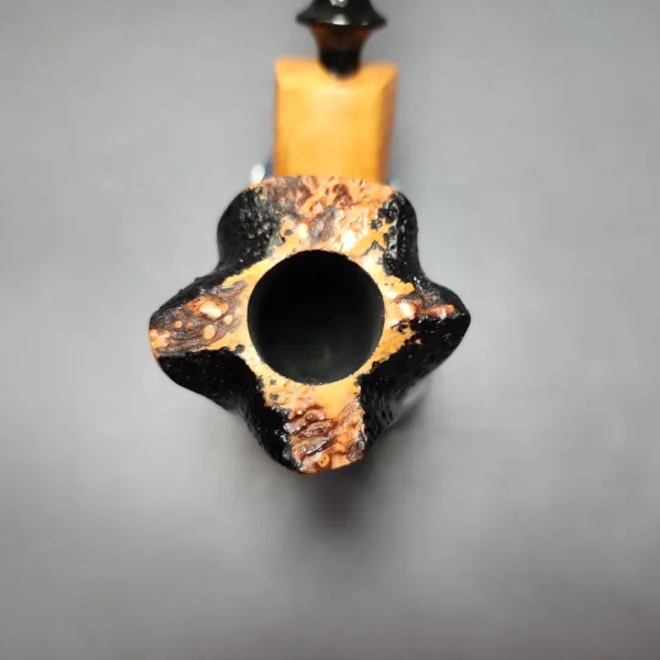 Nording Spiral Natural Smooth Freehand Estate Briar Pipe, Unsmoked - Image 5