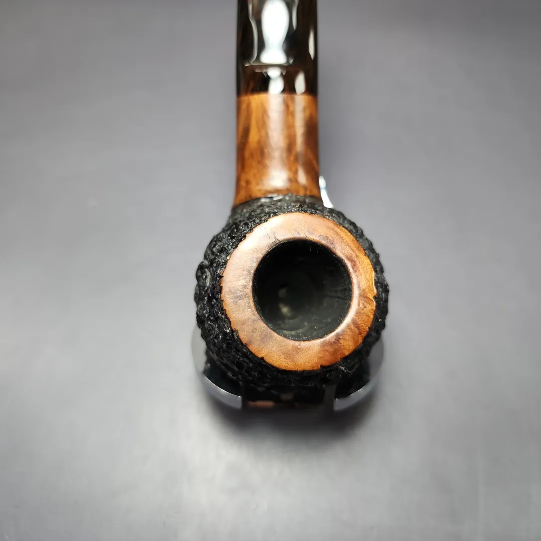 JM Boswell 2020 Rusticated Author Estate Briar Pipe, American Estates - Image 5