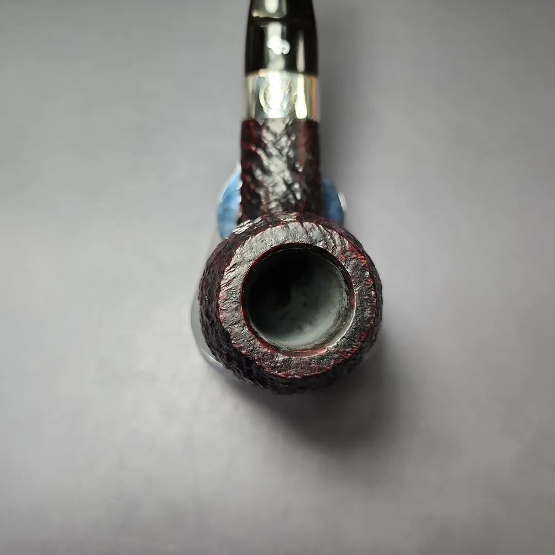 Peterson 2020 Sherlock Holmes Strand Sandblasted Egg Estate Briar Pipe, Irish Estates - Image 5