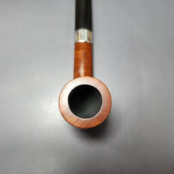 Peterson Pre-Republic Kapet 949 w/ Silver Smooth Oval Shank Billiard Estate Briar Pipe, Irish Estates - Image 5