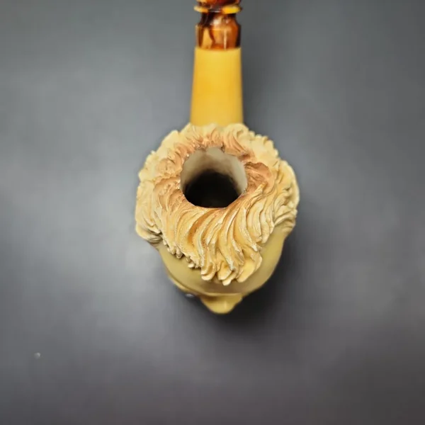 Kadir Baysal Magnum Weeping Child Estate Meerschaum Pipe, Turkish Estates - Image 5