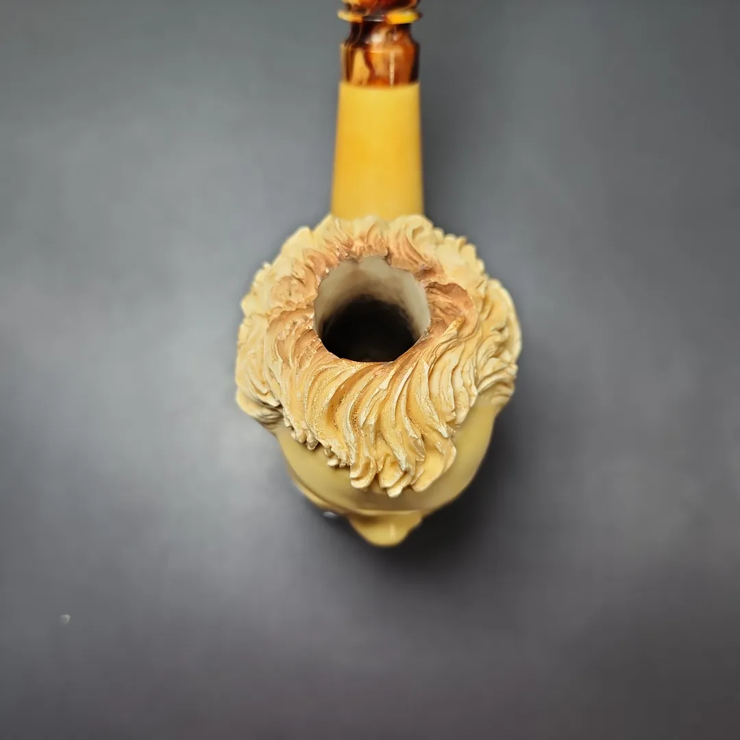 Kadir Baysal Magnum Weeping Child Estate Meerschaum Pipe, Turkish Estates - Image 5