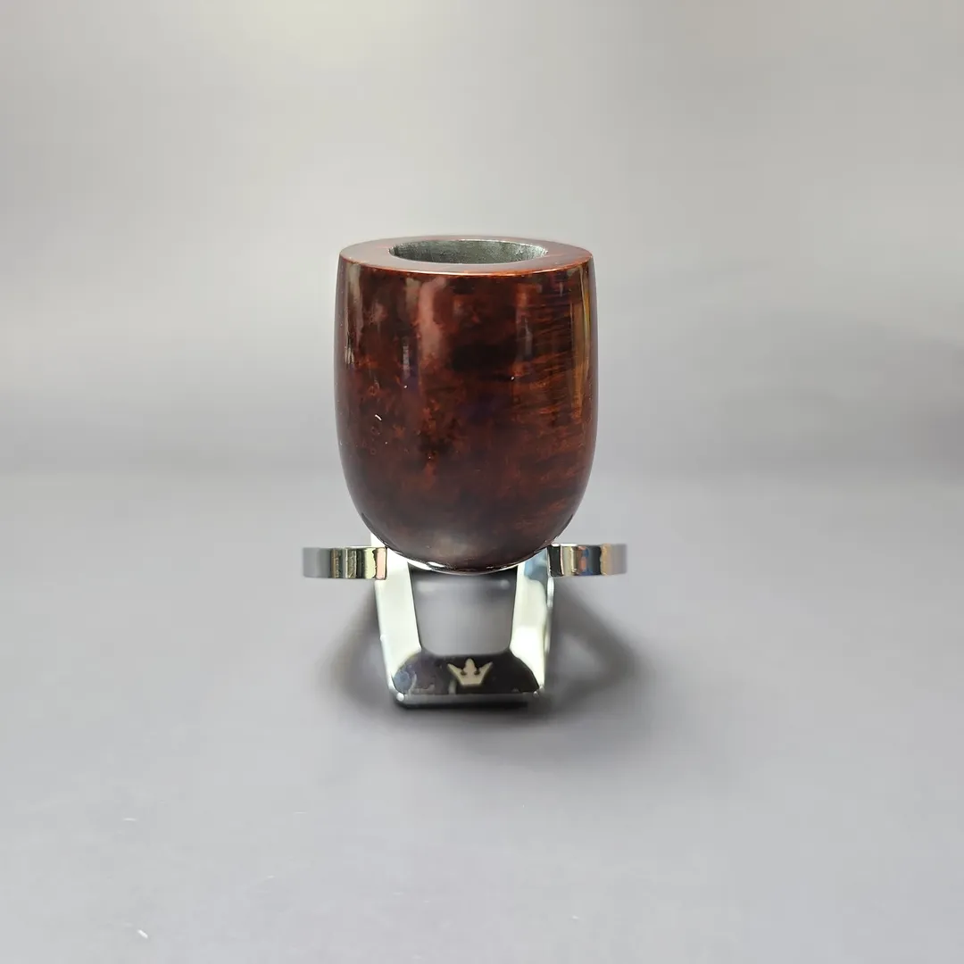 MBSD Briars Timeless Traditions 1 Smooth Billiard w/ Silver Handmade Briar Pipe, New - Image 5