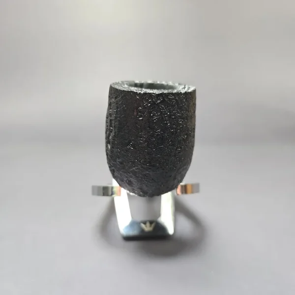 MBSD Briars Timeless Traditions 1 Sandblasted Billiard w/ Silver Handmade Briar Pipe, New - Image 5