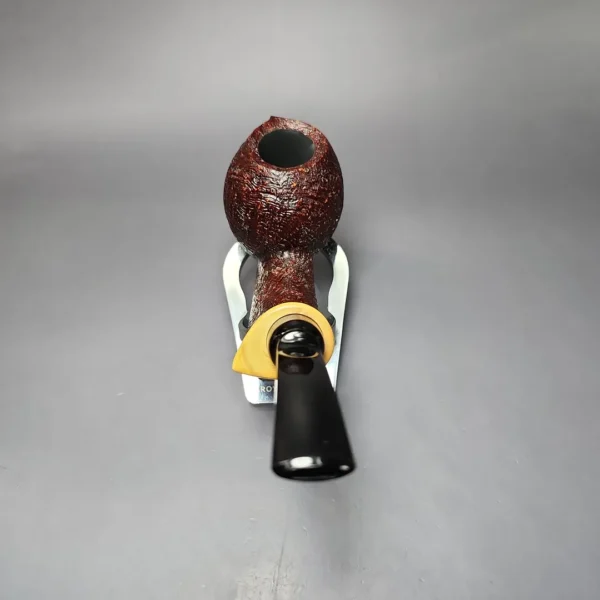 MBSD Briars Modern Masters 2 Sandblasted Blowfish w/ Boxwood Briar Pipe, New - Image 5