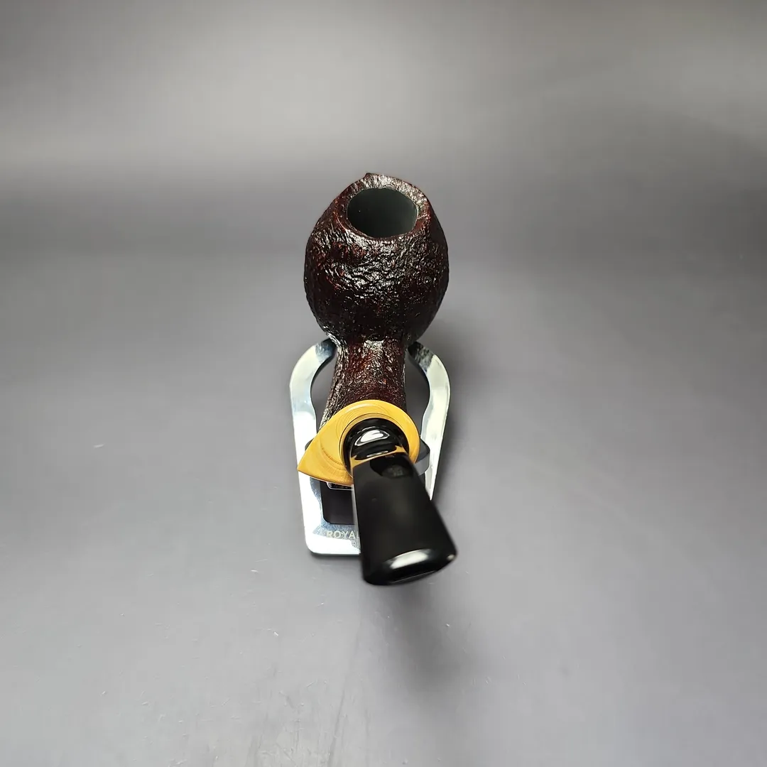 MBSD Briars Modern Masters 2 Sandblasted Blowfish w/ Boxwood Briar Pipe, New - Image 5