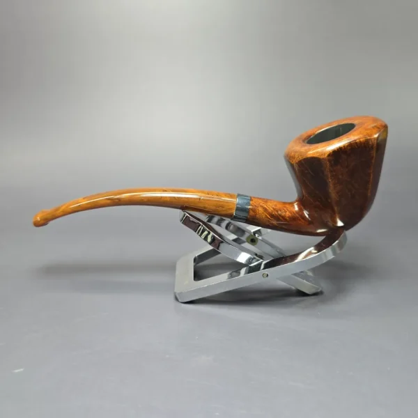 Mina Pipes Smooth Panel Dublin w/ Silver Estate Briar Pipe, Unsmoked - Image 5