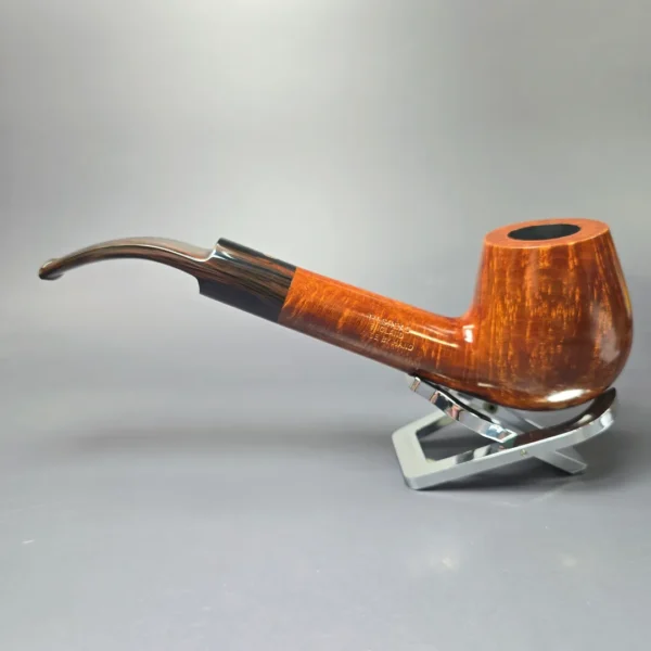 James Upshall Empire Series Tradition Magnum Smooth Bent Billiard Estate Briar Pipe, Unsmoked - Image 5
