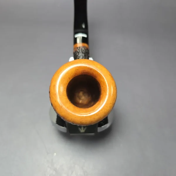 Don Carlos One Note Partially Rusticated Pot Estate Briar Pipe, Italian Estates - Image 5