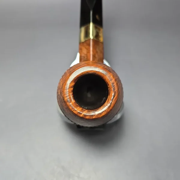 Peterson Sherlock Holmes Baker Street w/ 9k Gold Smooth Bulldog Estate Briar Pipe, Unsmoked - Image 5