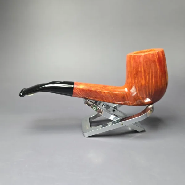 Savinelli Autograph 4 Smooth Freehand Billiard Estate Briar Pipe, Unsmoked, 6mm - Image 5