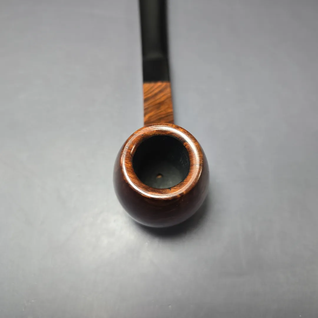 GBD London Made 9487 Smooth Apple Sitter Estate Briar Pipe, Unsmoked - Image 6