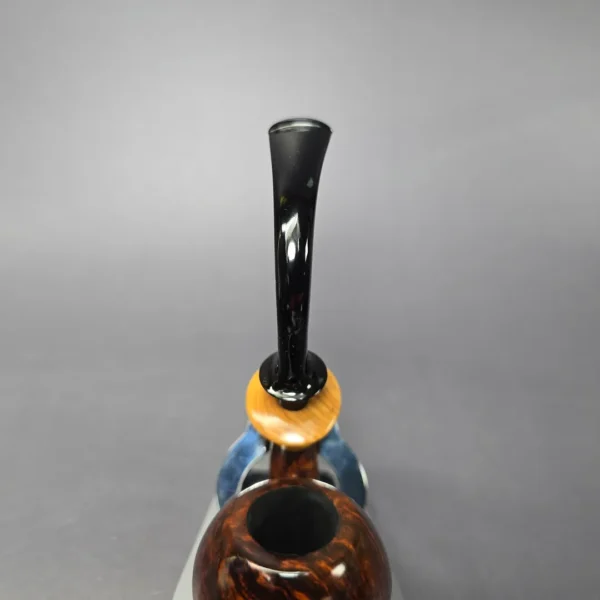 C-Pipe Smooth Oom Paul w/ Olivewood Handmade Briar Pipe, New - Image 6