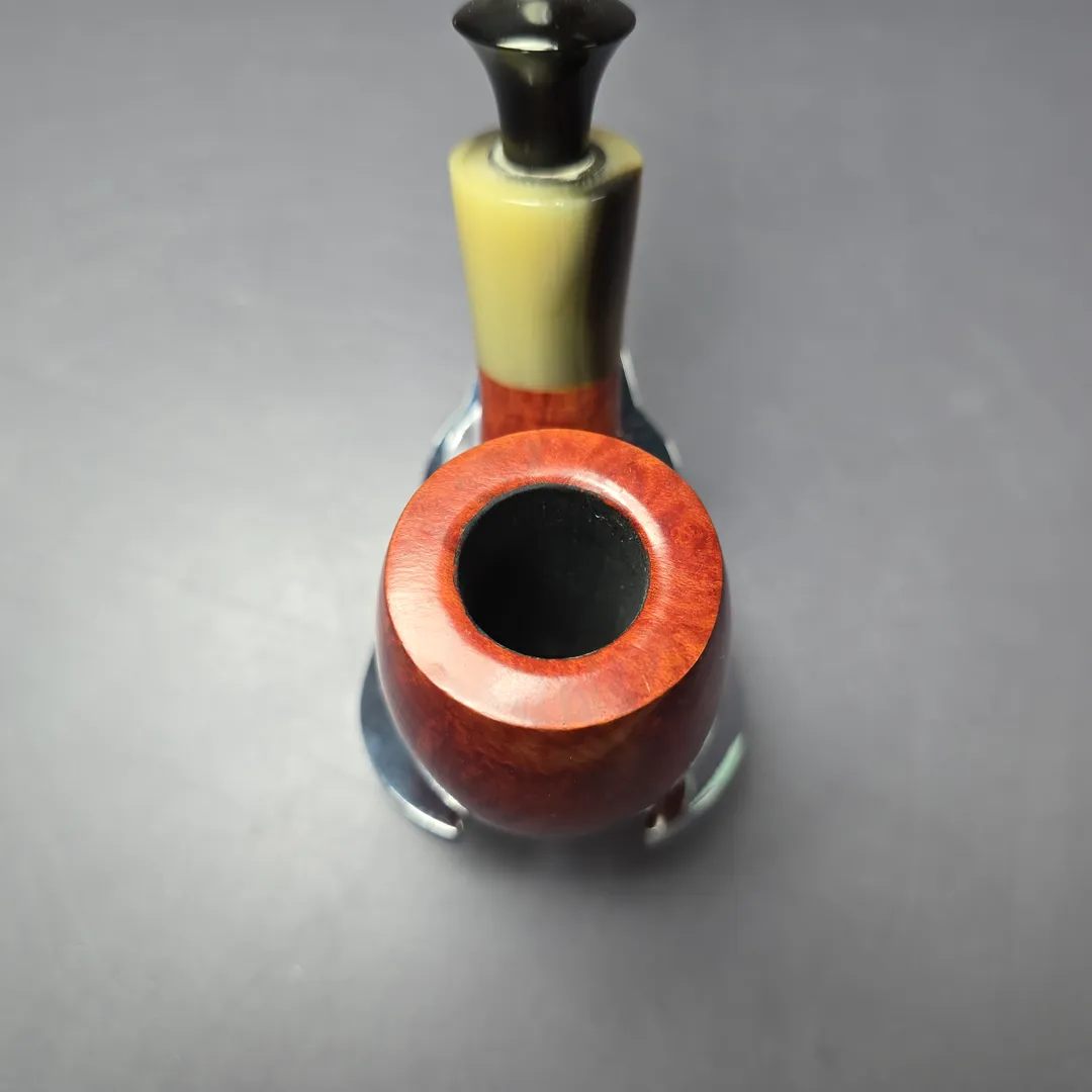 Savinelli Nonpareil 9614 Smooth Oom Paul Estate Briar Pipe, Unsmoked - Image 6