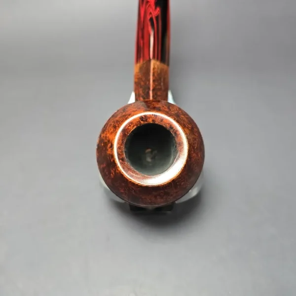 Herriot Pipes Partially Sandblasted Bulldog Handmade Briar Pipe, New - Image 5