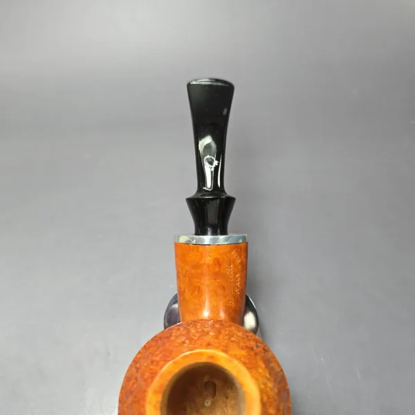 Lorenzetti 1934 Partially Rusticated Bulldog Estate Briar Pipe, Unsmoked - Image 6