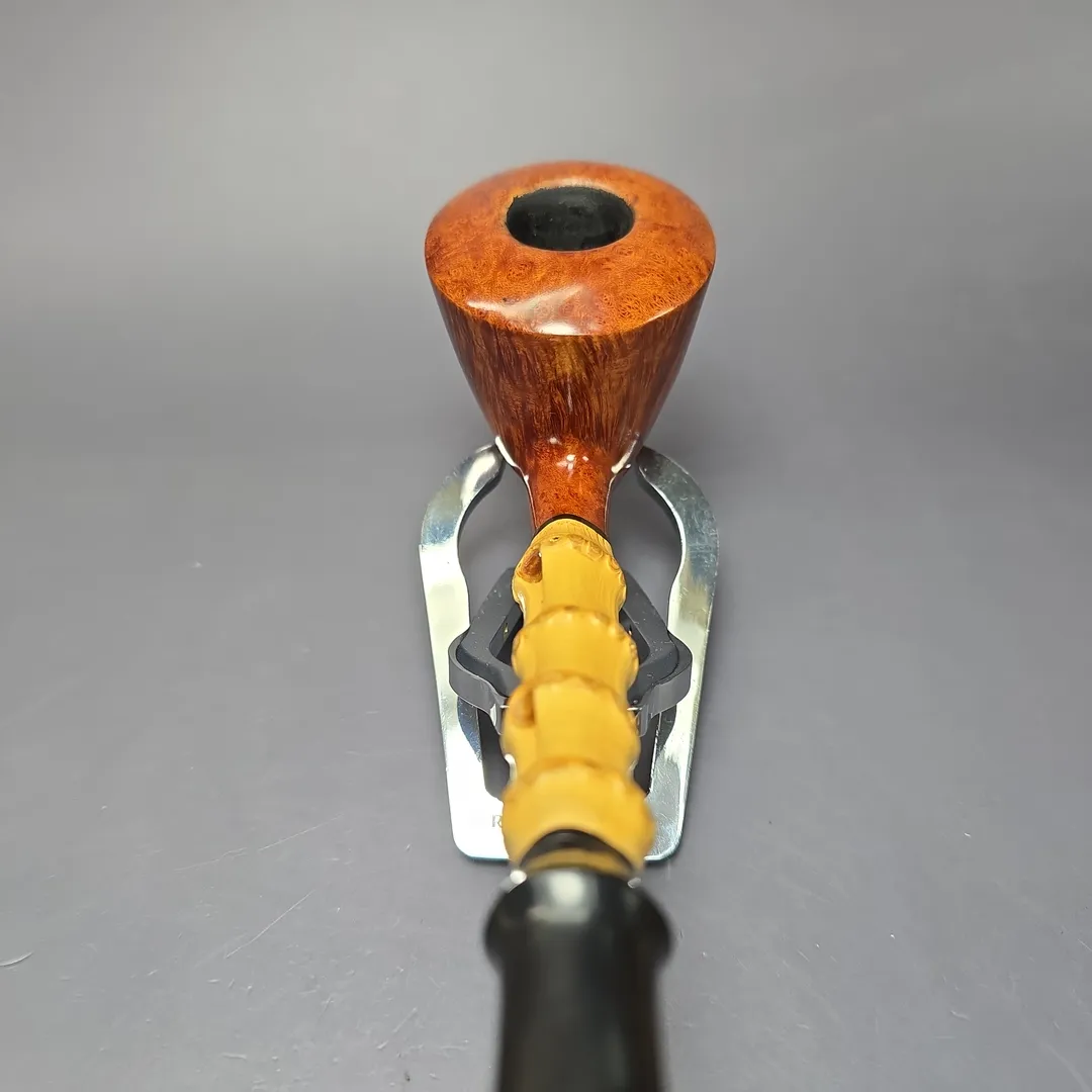Smio Satou Smooth Dublin w/ Bamboo Estate Briar Pipe, Japanese Estates - Image 6