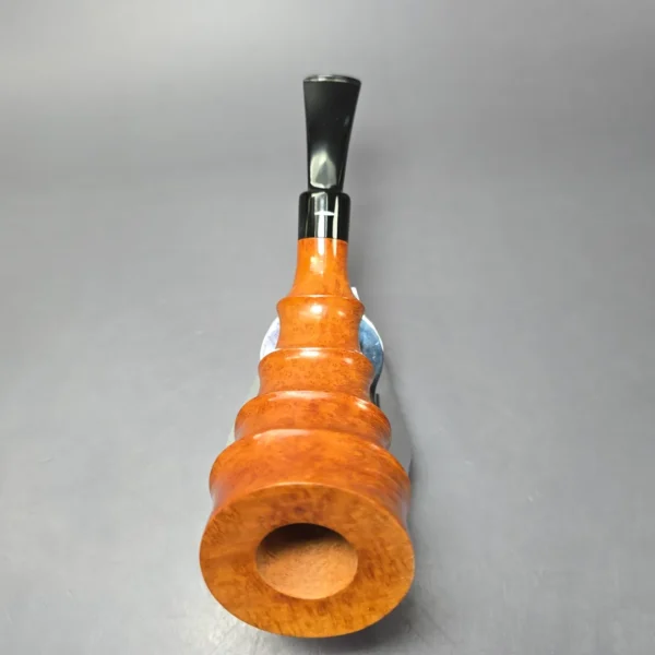 Baldo Baldi Smooth Horn Estate Briar Pipe, Unsmoked - Image 7