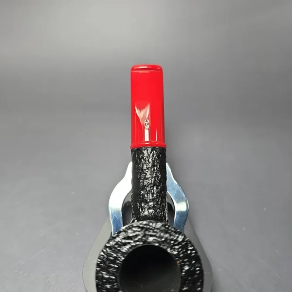 Savinelli Mini Red 409 Rusticated Dublin Estate Briar Pipe, Unsmoked, 9mm - Image 6