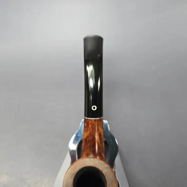 Kaywoodie Pre-1950 Flame Grain 10 Smooth Bent Billiard Estate Briar Pipe, American Estates - Image 6