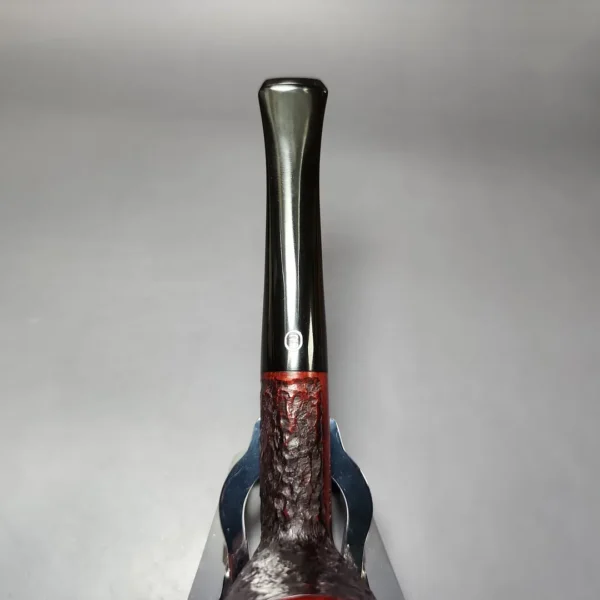 James Upshall Bark Group 5 Partially Rusticated Dublin Estate Briar Pipe, Unsmoked - Image 6