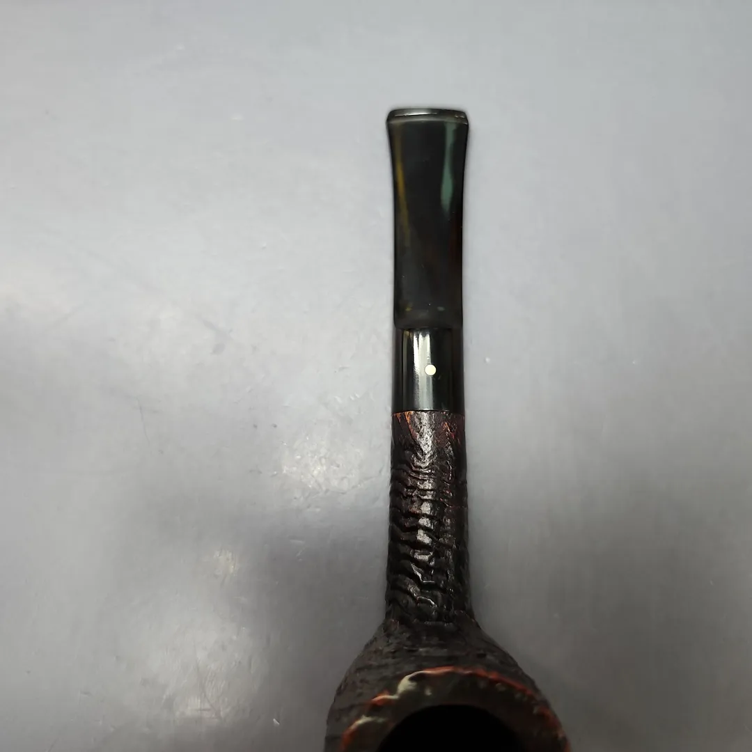 Dunhill 1975 Shell Briar 39 Sandblasted Billiard Estate Briar Pipe, English Estates - Image 6