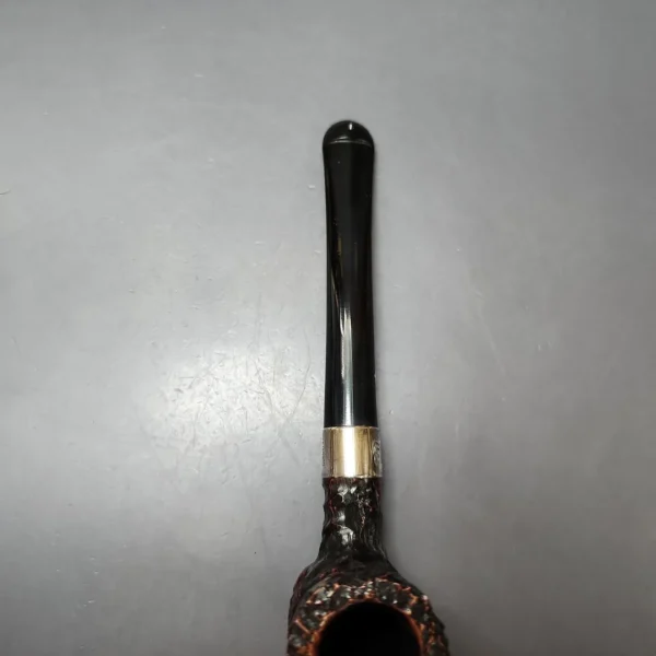Peterson St Patrick's Day 2025 701 Rusticated Poker Estate Briar Pipe, Unsmoked - Image 6