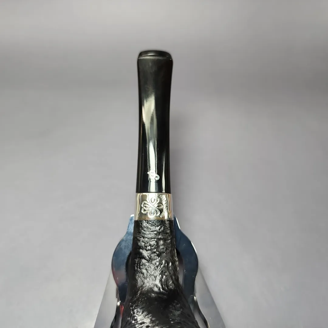 Peterson St Patrick's Day 2025 268 Sandblasted Zulu Estate Briar Pipe - Image 6