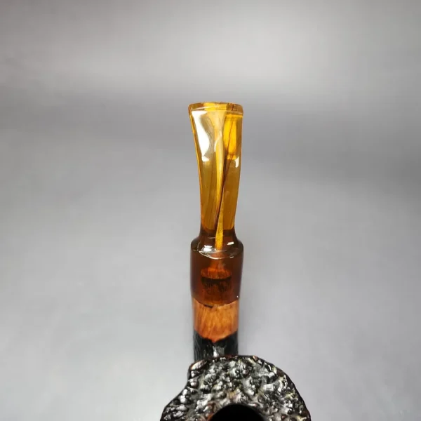 Johs Sandblasted Dublin Sitter Estate Briar Pipe, Danish Estates - Image 6