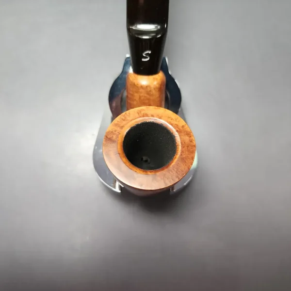 Savinelli Dry System 3621 Smooth Bent Dublin Estate Briar Pipe, Unsmoked, Italian Estates - Image 6