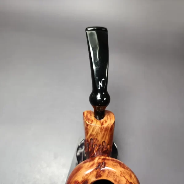 Nording Point Clear Partially Rusticated Freehand Estate Briar Pipe, Unsmoked - Image 6