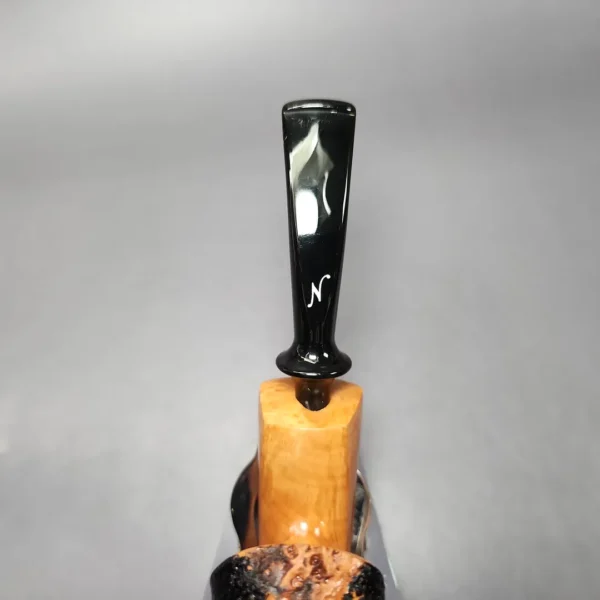 Nording Spiral Natural Smooth Freehand Estate Briar Pipe, Unsmoked - Image 6