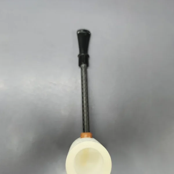 MBSD Meerschaum Deluxe Rusticated Poker Block Meerschaum Pipe, New - Image 6