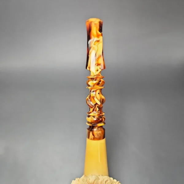 Kadir Baysal Magnum Weeping Child Estate Meerschaum Pipe, Turkish Estates - Image 6