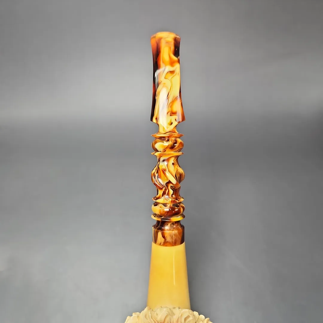 Kadir Baysal Magnum Weeping Child Estate Meerschaum Pipe, Turkish Estates - Image 6