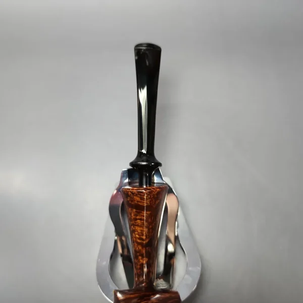 Jason Patrick Smooth Asymmetric Blowfish Estate Briar Pipe, American Estates - Image 6