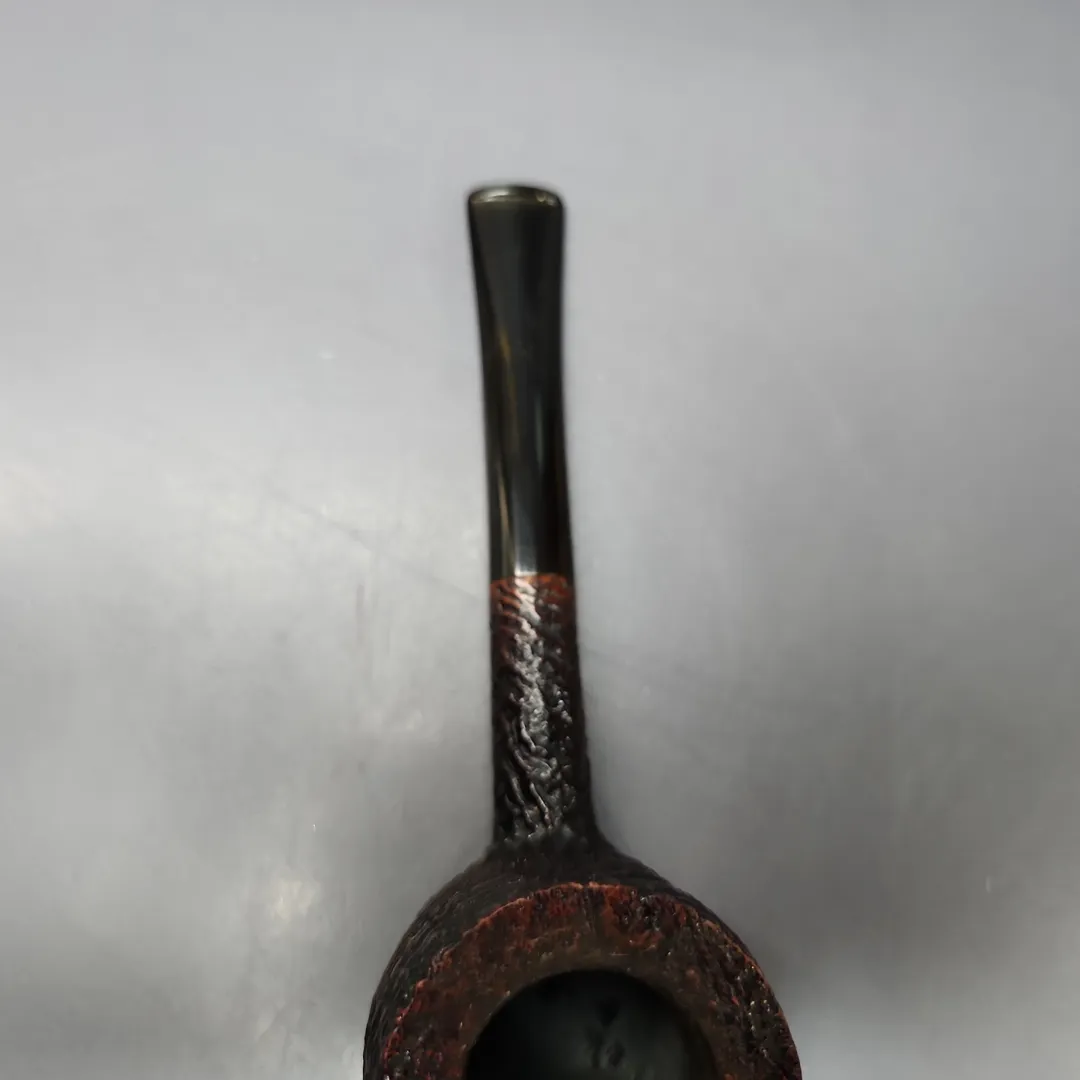 Stanwell c.1960s 83R Hand Made Sandblasted Pot Estate Briar Pipe, Danish Estates - Image 6