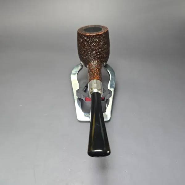 MBSD Briars Timeless Traditions 1 Sandblasted Billiard w/ Silver Handmade Briar Pipe, New - Image 6