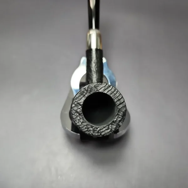 MBSD Briars Timeless Traditions 1 Sandblasted Billiard w/ Silver Handmade Briar Pipe, New - Image 6
