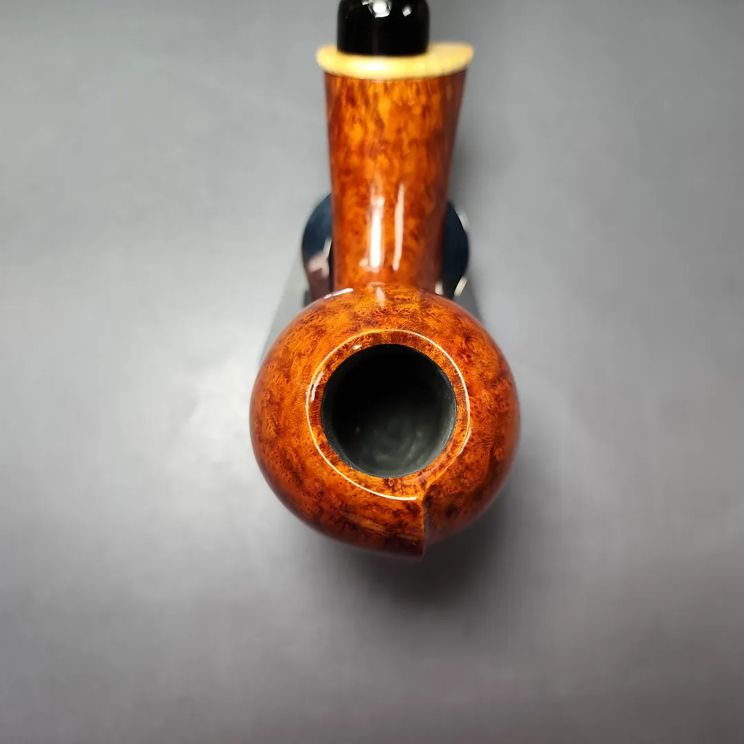 MBSD Briars Modern Masters 2 Smooth Blowfish w/ Boxwood Briar Pipe, New - Image 6