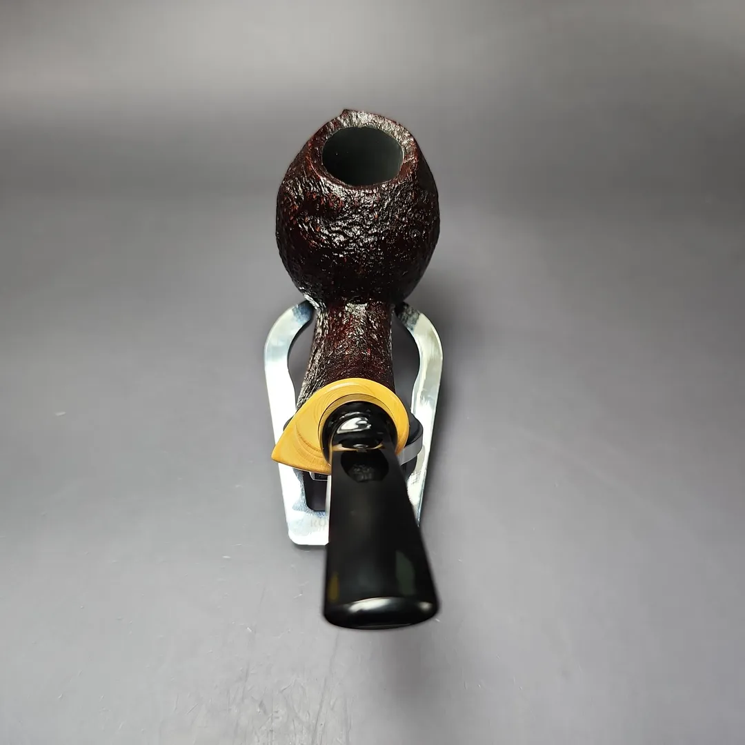 MBSD Briars Modern Masters 2 Sandblasted Blowfish w/ Boxwood Briar Pipe, New - Image 6