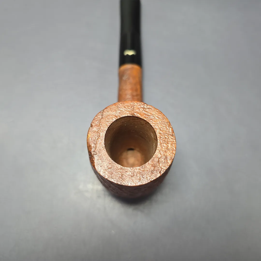 Caminetto Ascorti Radice Era Excellence Sandblasted Billiard Estate Briar Pipe, Unsmoked - Image 6