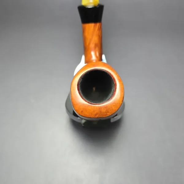 Lothar Schirwitz 11 Partially Rusticated Egg Estate Briar Pipe, Unsmoked, 9mm - Image 6